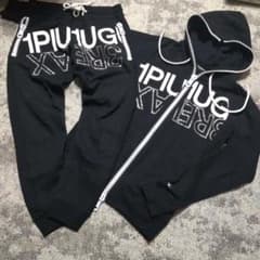 ウノピュウノウグァーレトレ1piu1uguale3アンコンセットアップブラック6 ウノピュウノウグァーレトレ1piu1uguale3アンコンセットアップ