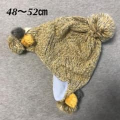 (48〜52㎝)  フリース　耳当て付帽子のサムネイル