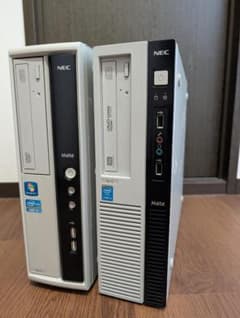 【2台】NEC Mate デスクトップPC i3-4170 / i5-2400Sのサムネイル