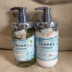 & honey 시나모롤 한정 헤어 케어 세트 샴푸 헤어 트리트먼트