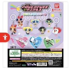 パワーパフ ガールズ めじるしアクセサリー　3種セットのサムネイル