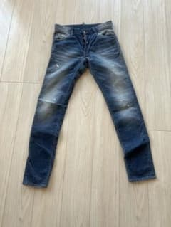 DSQUARED2 ダメージ加工デニム　コーデュロイ44のサムネイル