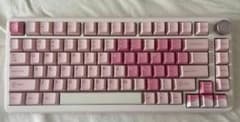 YUNZII B75 PRO 75%ピンク ココアクリームV2スイッチ - メルカリ
