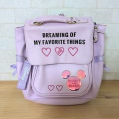 ディズニー ミッキー＆ミニー リュック パステルパープルのサムネイル