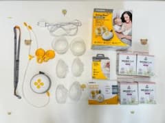 メデラ 搾乳機 両胸 スイングマキシ ハンズフリー＋母乳バッグ222枚のサムネイル