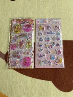 キラキラウォーターシール　ふわふわらびちゃん　ほっぺちゃん　ぷくっとシールのサムネイル