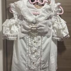 BIGリボンオープンショルダーブラウス LIZLISAピンクのサムネイル