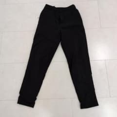 블랙 히트 테크 팬츠 따뜻한 팬 지퍼 포함 XS * 할인 불가