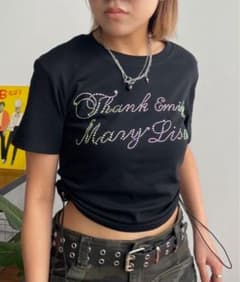 サイドシャーリングオーロラフィットミニTEEシャツ SHAGGIEのサムネイル