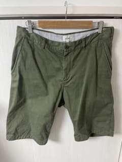 BEAMS ハーフカーゴパンツ カーキ Lのサムネイル