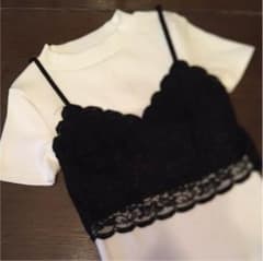 白シャツビスチェセットのサムネイル