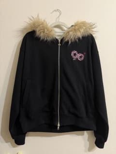 9090 90Logo FarZip Hoodie ファーパーカー 【S】のサムネイル