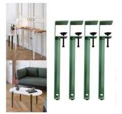 テーブルクランプ脚 4個（Green,40cm）ローテーブル用脚のサムネイル