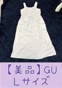 GU ノースリーブワンピース Lサイズ ホワイトのサムネイル