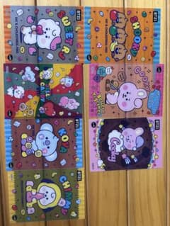 BT21 트레이딩 카드 7장