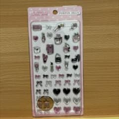 Puffy Jewelry Stickers - Princess Pink