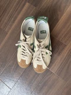Onitsuka Tiger スニーカー ベージュ×グリーンのサムネイル
