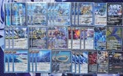 バトスピ 蒼波 デッキ スリーブ付きのサムネイル
