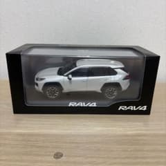 新品】トヨタRAV4 070ホワイトパール カラーサンプル ミニカー 1/30