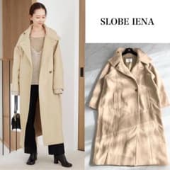 美品❤️スローブイエナ パイルメルトンスタンドコクーンコート 