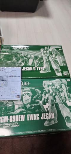1/144 HG EWACジェガン + ジェガンD型+ジェガン祭りデカール - メルカリ