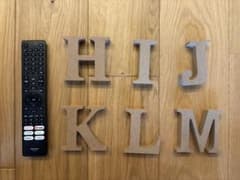 アルファベット オブジェ H I J K L M 6個セットのサムネイル