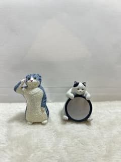 猫 フィギュア 2体セットのサムネイル