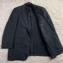 【美品 リネン混 伸縮】バーバリー　テーラードジャケット　L メガチェック 美品 リネン混 伸縮】バーバリー テーラードジャケット L メガ