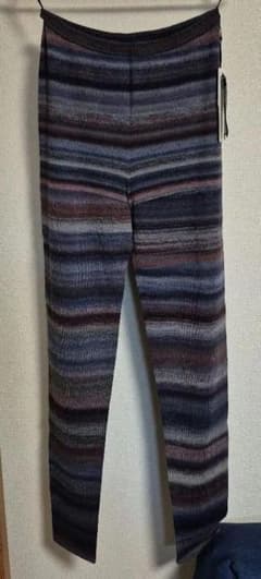 ✨️ちえりん✨️エム&キョウコ ✨️マルチボーダー ニットレギンス タイツ ✨️ちえりん様専用✨️エム&キョウコ ✨️マルチボーダー ニット