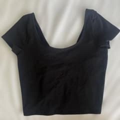 Forever21 クロスバック 半袖 クロップド丈 トップス