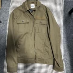 ZARA カーキジャケット XLのサムネイル