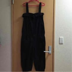 ★ゆうたん様専用★エックスガール X-girl サロペット ブラックのサムネイル