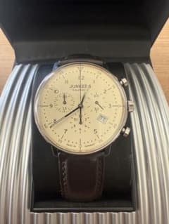 JUNKERS Bauhaus　クロノグラフ 　ドイツ製 時計　箱付 JUNKERS Bauhaus クロノグラフ ドイツ製 時計 箱付 - メルカリ