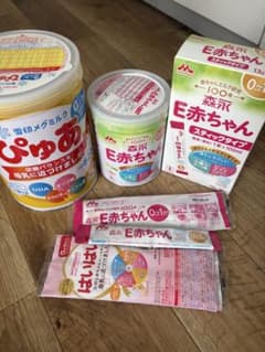 粉ミルクセット（森永E赤ちゃん&雪印ぴゅあ） 雪印メグミルク ぴゅあ 森永 E赤ちゃん 粉ミルク セット - メルカリ