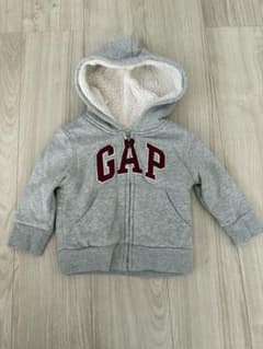 【最終値下げ！】babyGAP ジップアップパーカー 12-18ヶ月　80㎝のサムネイル
