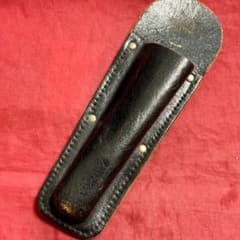 整備済 革製 懐中電灯・特殊警棒ケース ホルダー ホルスター