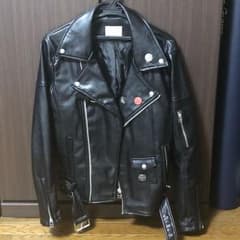 ZARA 革ジャン ライダースジャケットのサムネイル