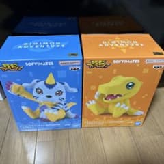 디지몬 어드벤처 가브몬 아그몬 소프비 피규어
