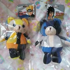 値下げしました♪NARUTO展 サスケベア ナルトベア サスケ  ナルト☆のサムネイル