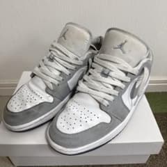 Nike Air Jordan 1 Low Grey White 箱付きのサムネイル