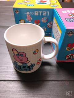 BT21 COOKY 빅 머그컵 이치 반 쿠지 쿠키