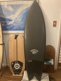 ダークアーツ　シャープアイサーフボード　マグロ　ツインフィン　カーボン ダークアーツ シャープアイサーフボード マグロ ツインフィン カーボン