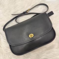 【極美品】オールドコーチ　coach シティバッグ　ショルダーバッグ　黒　USAのサムネイル