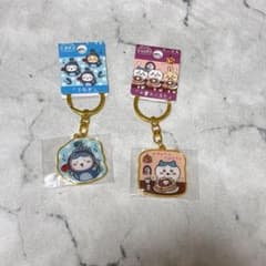 ちいかわ ご当地キーホルダー うなぎ 小倉トースト 2種セット　ハチワレのサムネイル