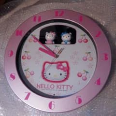 キティちゃんの壁掛け時計☆22日まで値下げのサムネイル