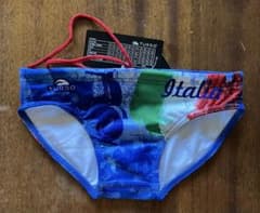 TURBO 競泳水着 イタリアデザイン 競パン サイズ24 水球ポロパン Vパン