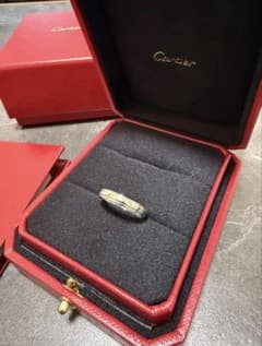 【新品】Cartier カルティエ　ダムール　指輪　3.5mm 定価35万円のサムネイル