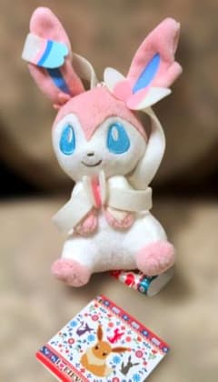 포켓몬 님피아 가방에 붙일 수 있는 큰 봉제인형 봉제인형 마스코트