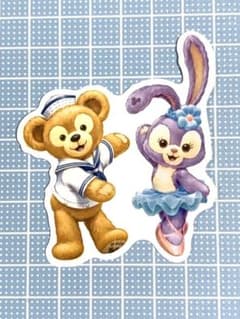 ダッフィー&ステラ ルー　ディズニー　ステッカーのサムネイル
