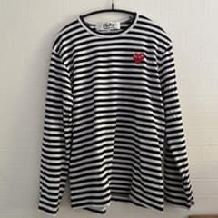PLAY COMME des GARCONS ボーダー ロンT Mサイズ - メルカリ